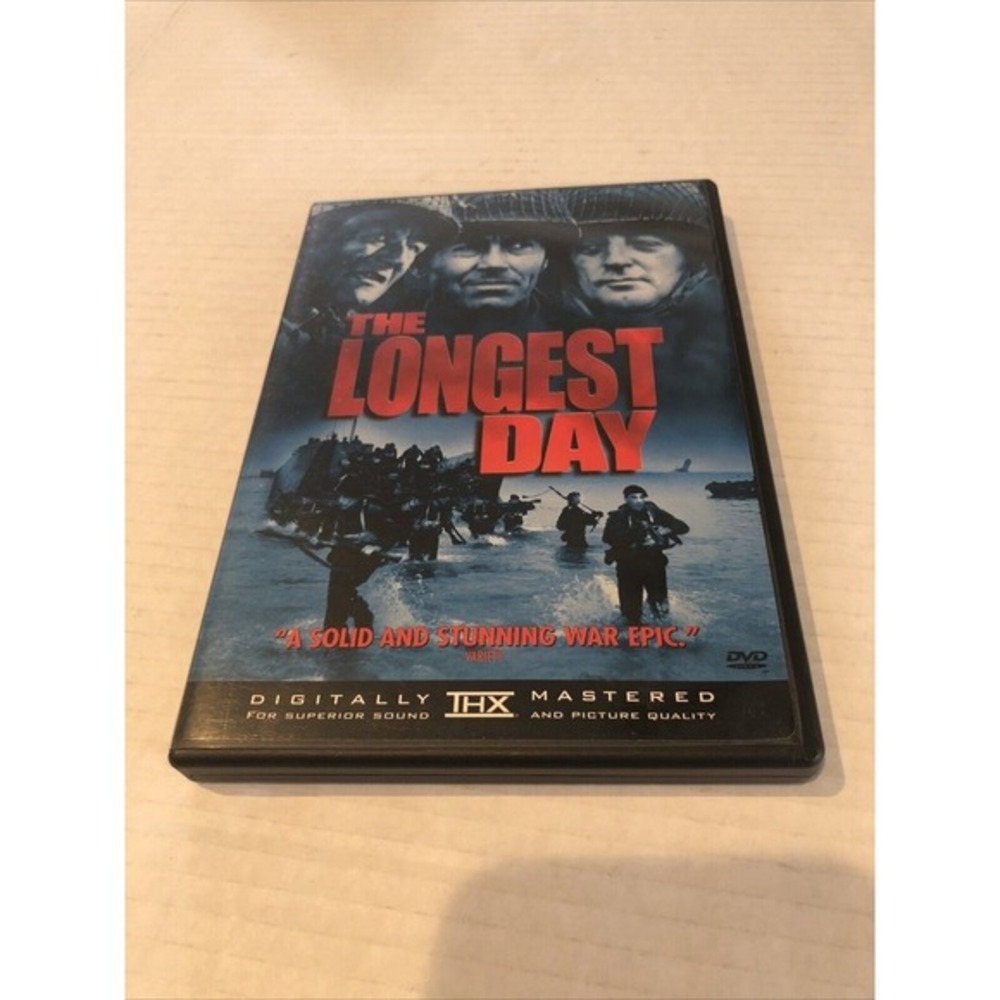 The Longest Day (DVD, 1999) John Wayne, Henry Fonda, Robert Mitchum NEW & SEALED